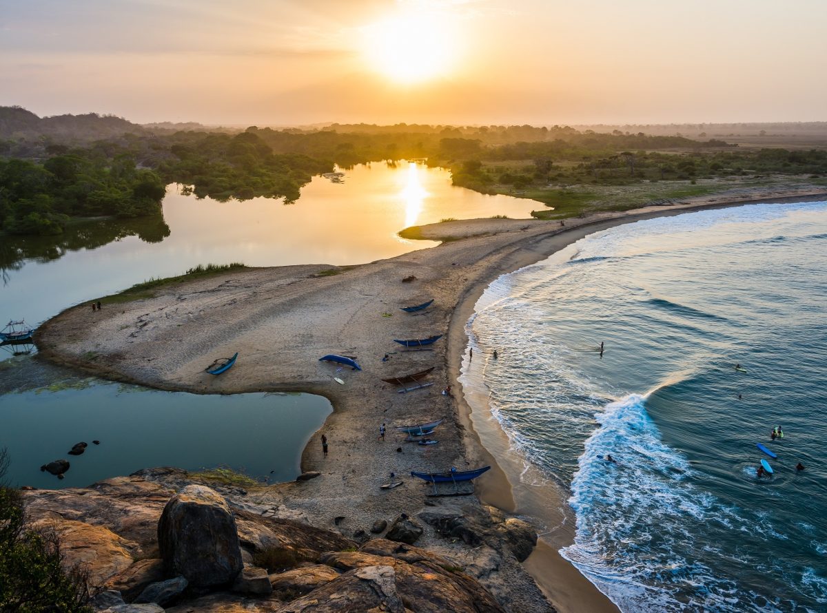 Sunset,Seen,From,Elephant,Rock,Near,Arugam,Bay,In,Sri